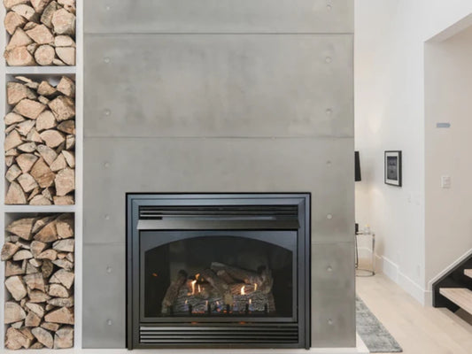 Empire White Mountain Hearth Vail 36" Vent Free Premium Gas Fireplace with IPI Control and On/Off Switch