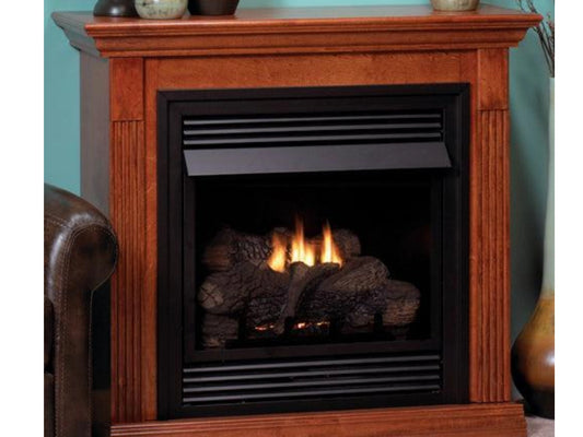 Empire Hearth 32" Standard Cabinet Mantel With Base in White Finish