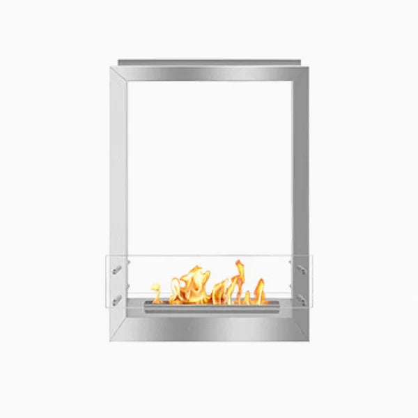 24" Stainless Steel Double Sided Ethanol Firebox