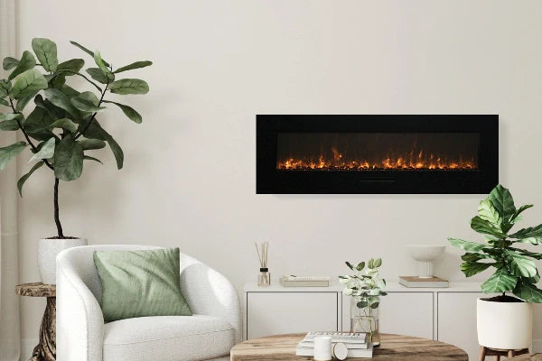 26" Wall Mount or Flush Mount Indoor Outdoor Smart Electric Fireplace