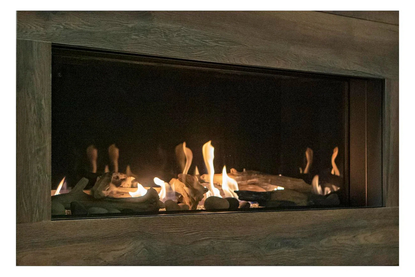 Amantii Sierra Flame Vienna 50" Natural Gas Direct Vent Linear Gas Fireplace | VIENNA-50-NG