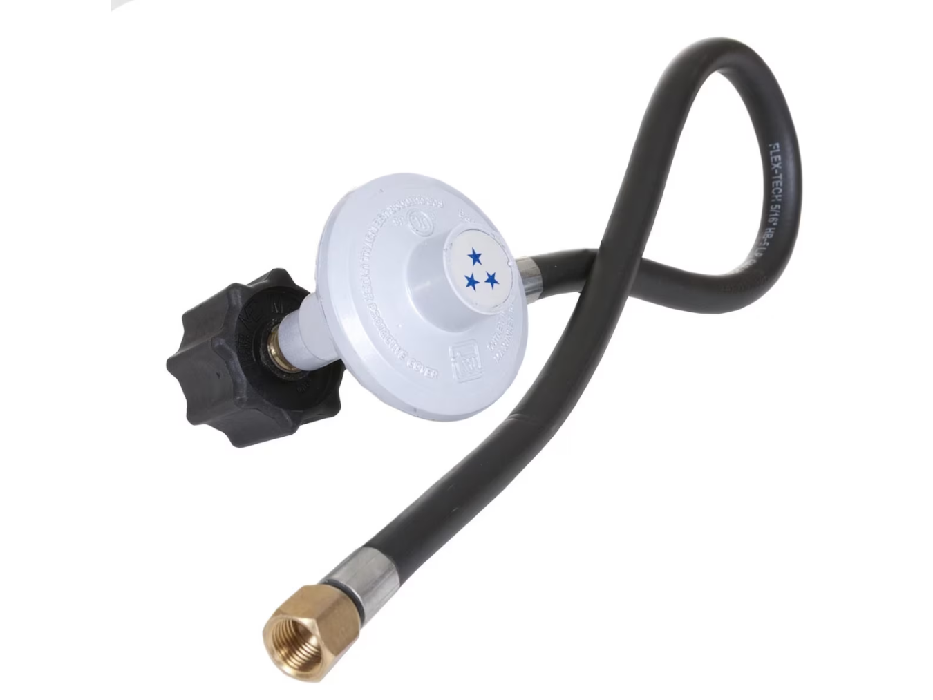 Blaze Propane Low Pressure Hose & Regulator w/ Connector for Gas Grills