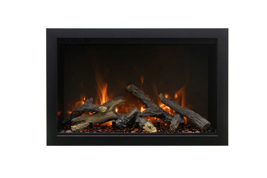 Classic 33" Indoor/Outdoor Full Frame Built-in Smart Electric Fireplace