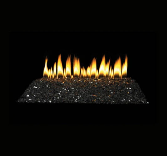 Empire White Mountain Hearth Loft Series 24" Vent Free Multi Sided Natural Gas Fireplace Burner with IPI Control and On/Off Switch