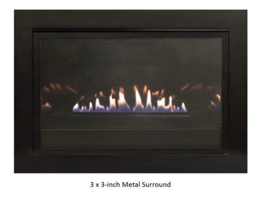 Empire White Mountain Hearth Innsbrook 27" Vent Free Small Gas Fireplace Insert with IPI Control and On/Off Switch