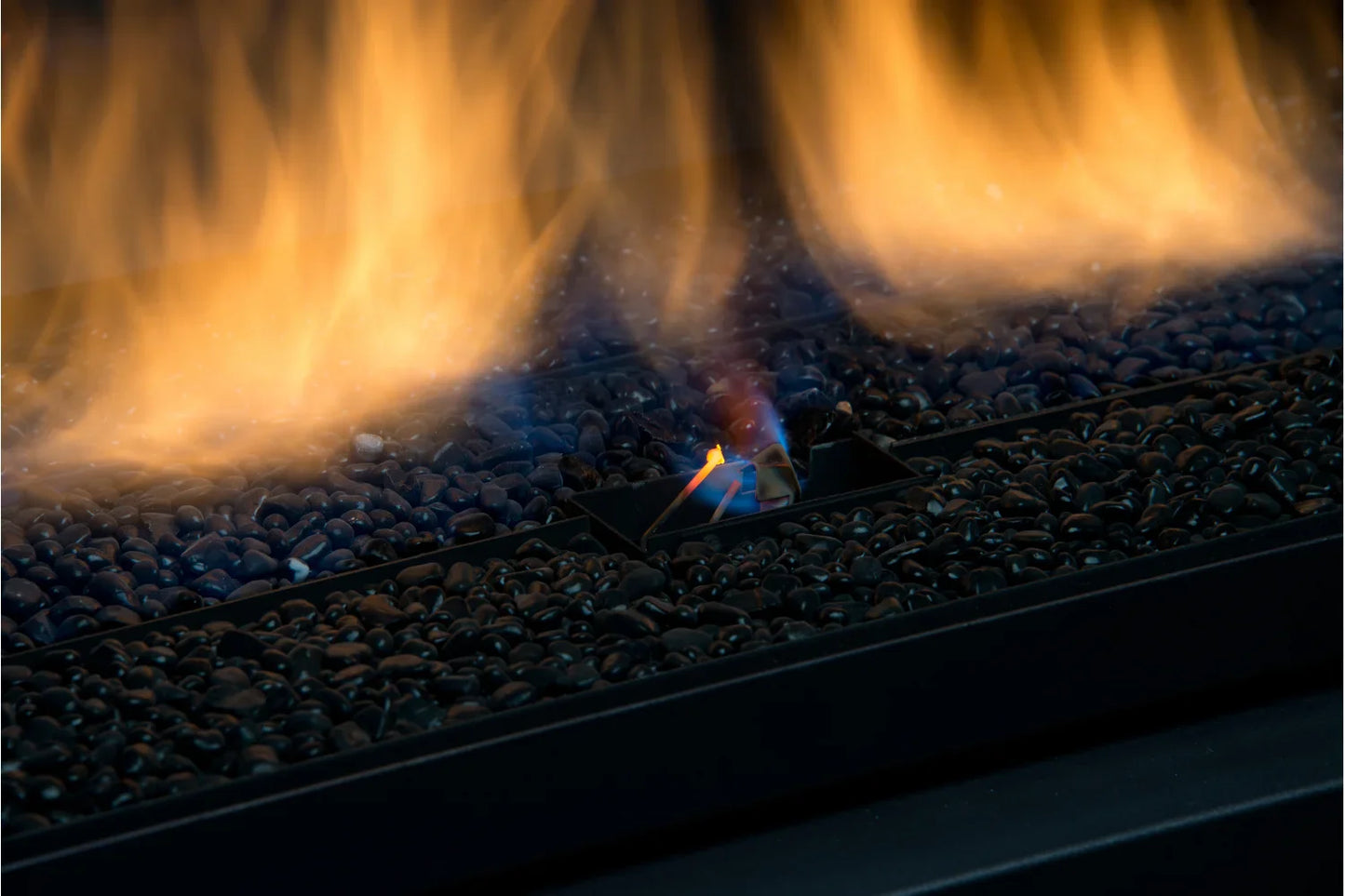 Amantii Sierra Flame Palisade 36" See-Through Natural Gas Direct Vent Linear Gas Fireplace | PALISADE-36-NG