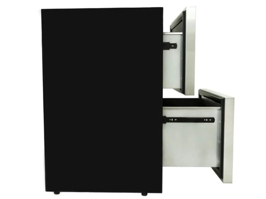 Blaze 24" Double Drawer Refrigerator Outdoor Rated Stainless Steel