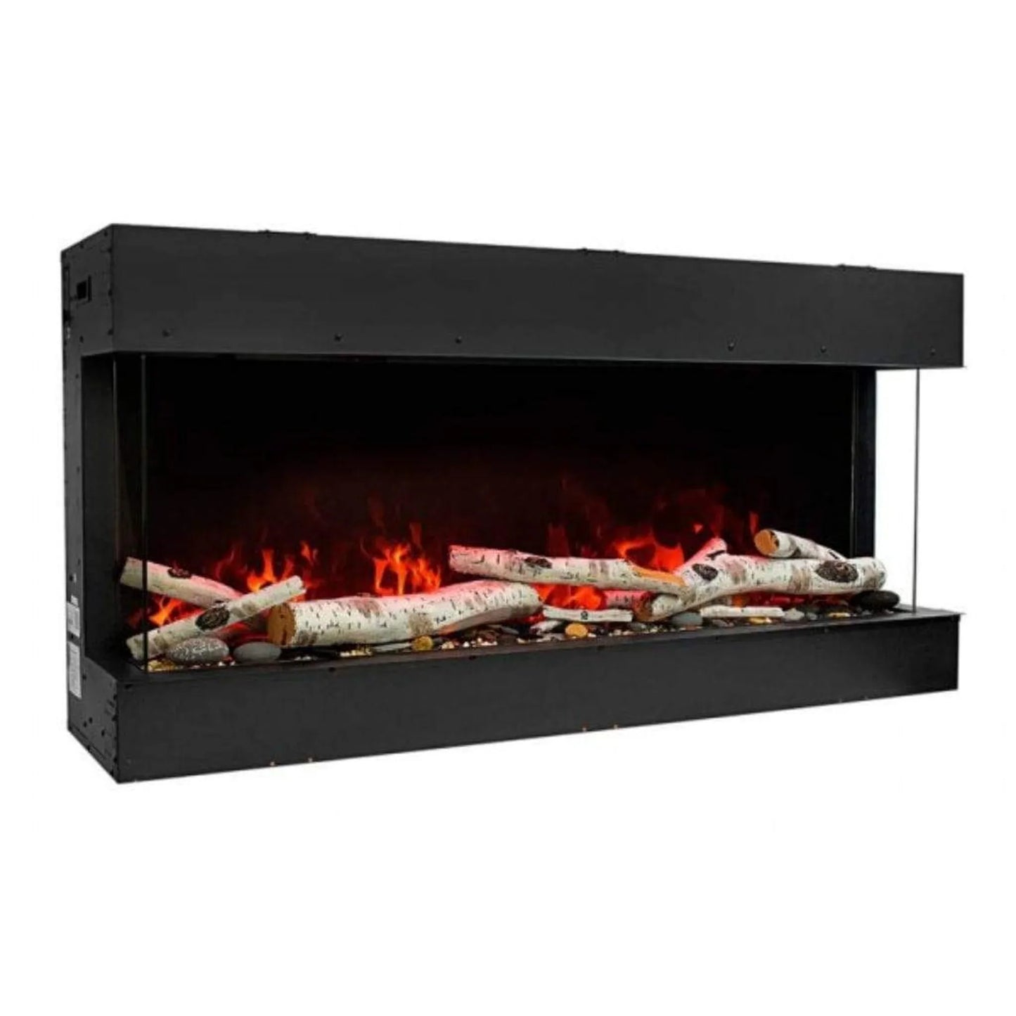 Amantii Trv View Slim 60" Indoor Outdoor 3 Sided Electric Fireplace | 60-TRV-SLIM