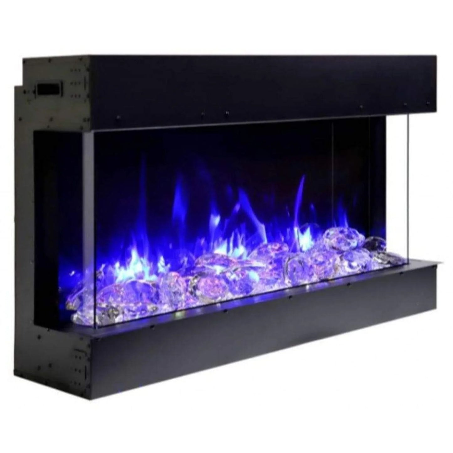Amantii Trv View Slim 40" Indoor Outdoor 3 Sided Electric Fireplace | 40-TRV-SLIM