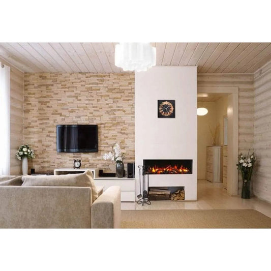 Trv View Slim 72" Indoor Outdoor 3 Sided Electric fireplace