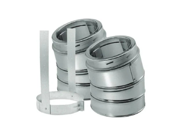 Majestic DV-6DT-E30K DuraTech 6" 30 Degree Galvalume Elbow Kit