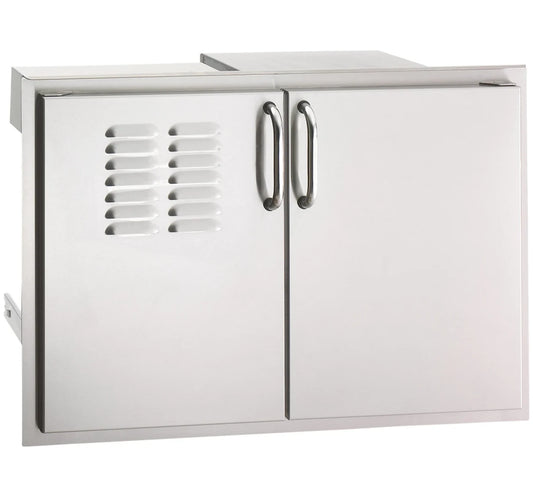Fire Magic Select Double Doors with Tank Tray, Louvers & Dual Drawers
