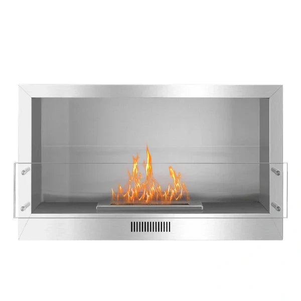 38" Stainless Steel Single Sided Ethanol Firebox