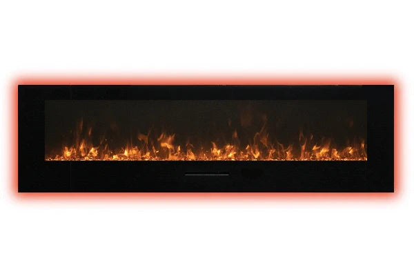 88" Wall Mount or Flush Mount Indoor Outdoor Smart Electric Fireplace