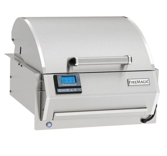 Fire Magic Electric Grill Island Bundle with Refrigerator & Double Drawer (36 x 44 inch, Smoke)