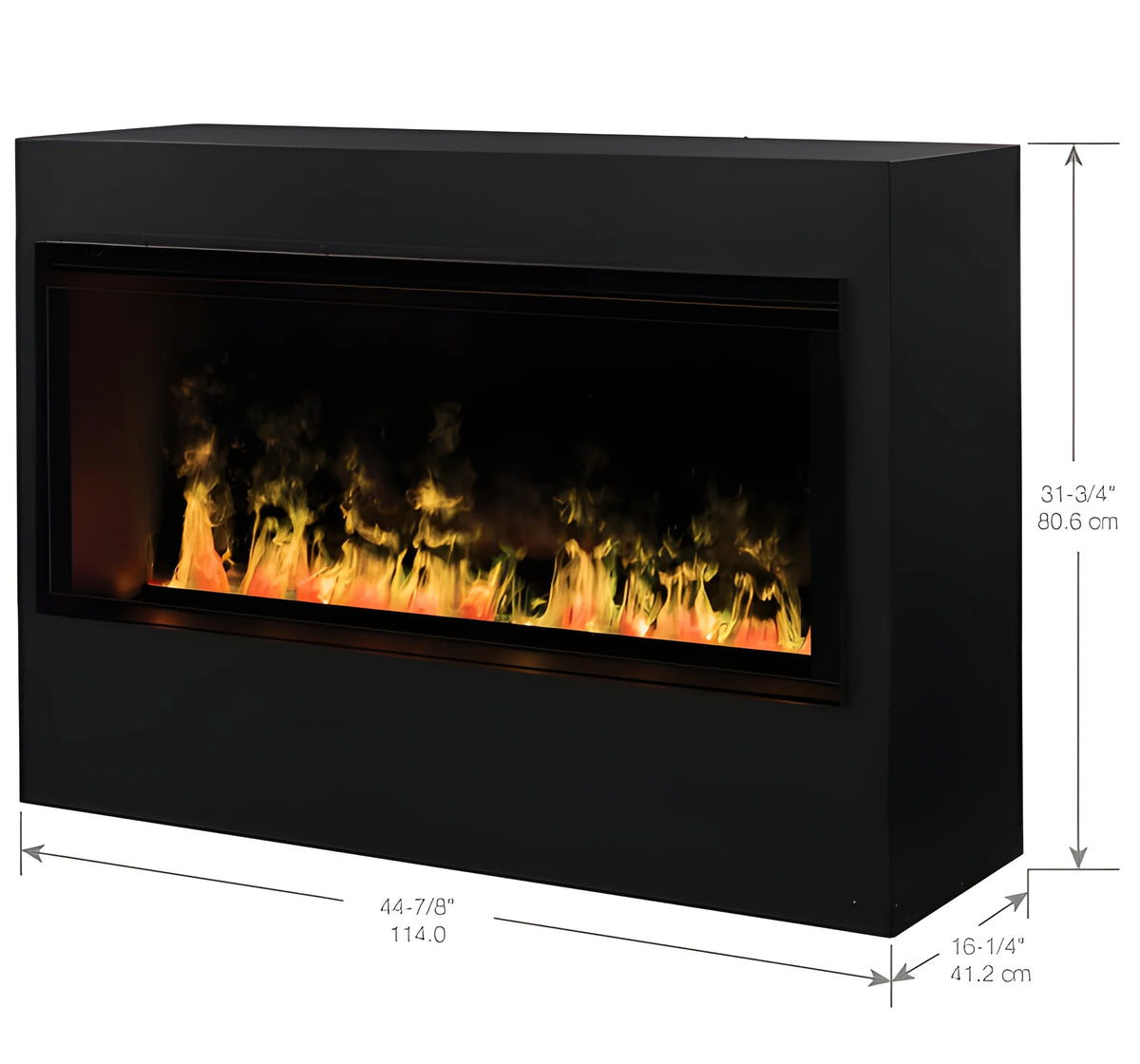 Dimplex 60" Optimist Pro Box RGB Built-in Water Vapor Fireplace