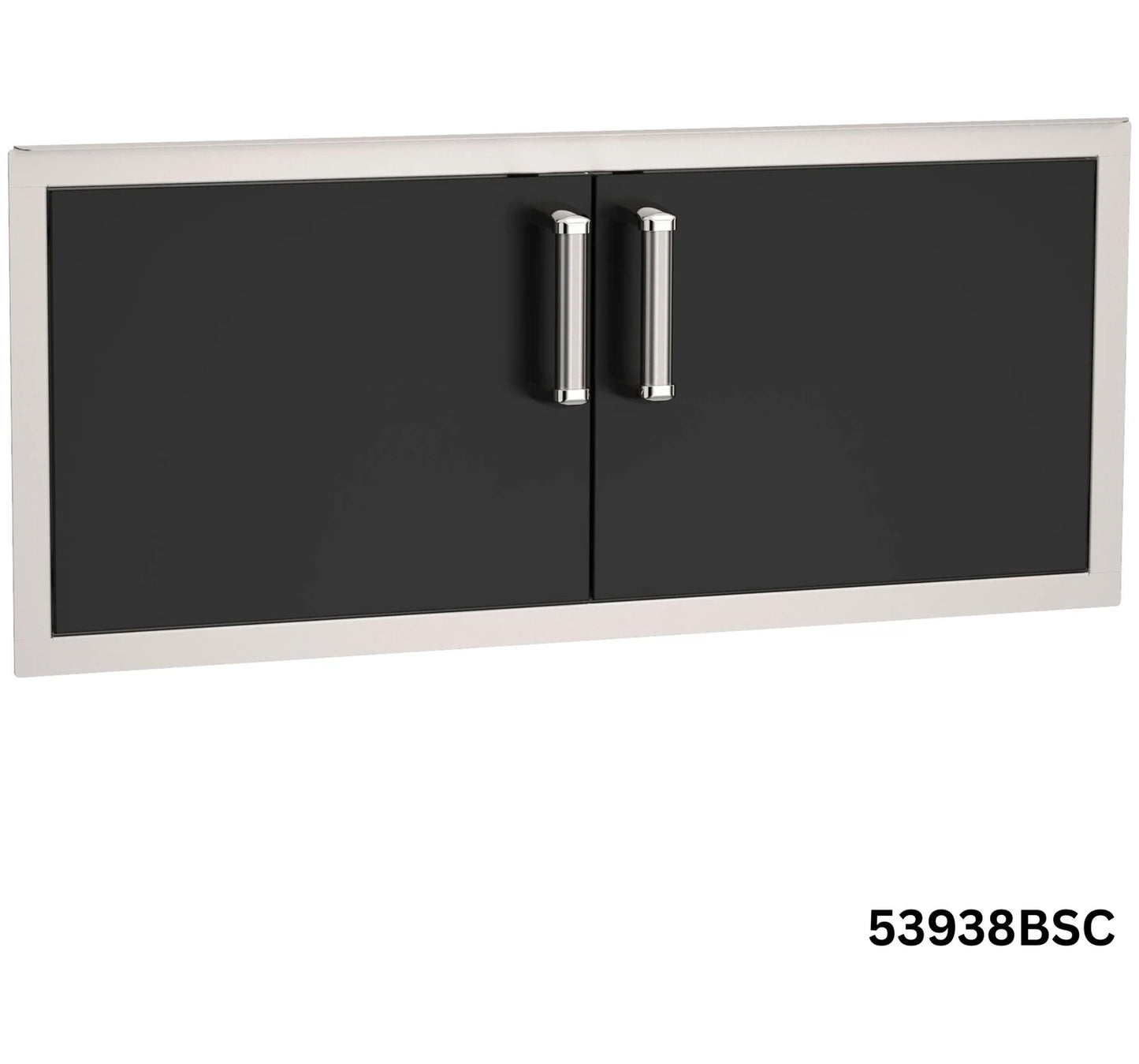 Fire Magic Echelon Black Double Access Doors, Reduced Height (16"H x 39"W)