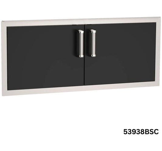 Fire Magic Echelon Black Double Access Doors, Reduced Height (16"H x 39"W)
