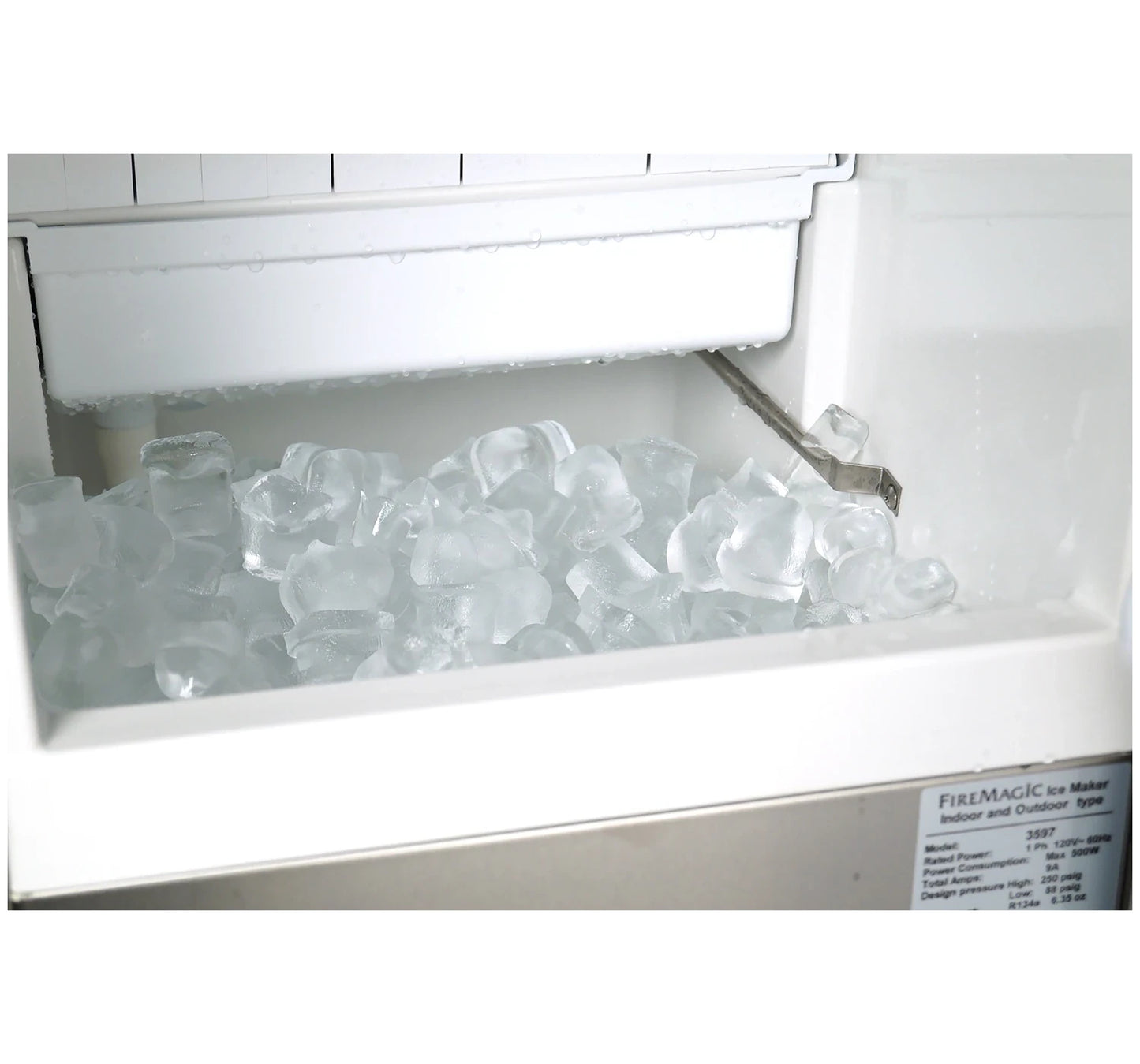Fire Magic 5597B Outdoor Ice Maker with Reversible Door Hinge
