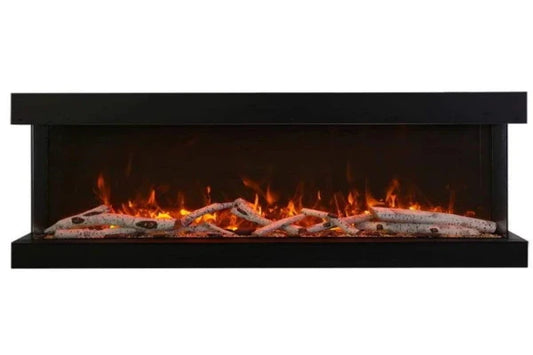 Tru View Extra Tall 60" Indoor Outdoor WiFi Enabled 3 Sided Electric fireplace