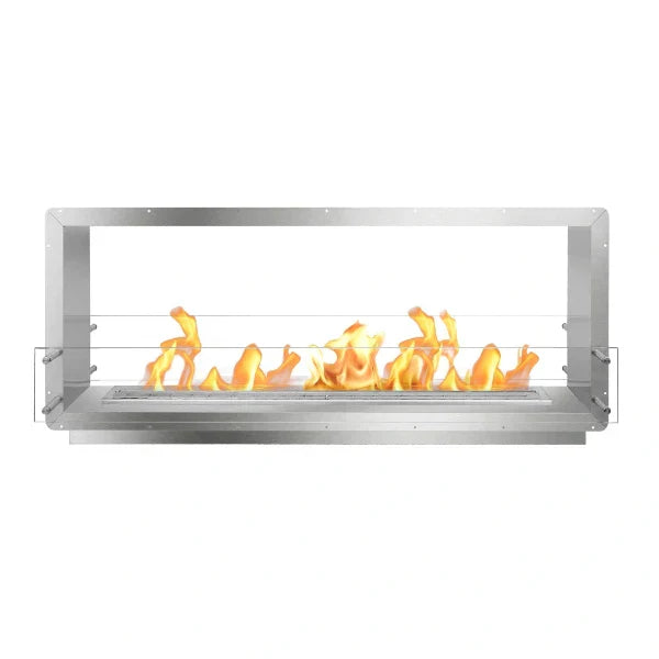 60" Stainless Steel Double Sided Ethanol Firebox