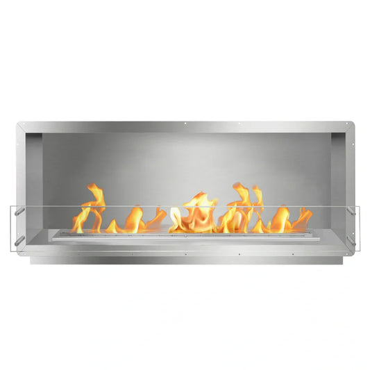 60" Stainless Steel Single Sided Ethanol Firebox