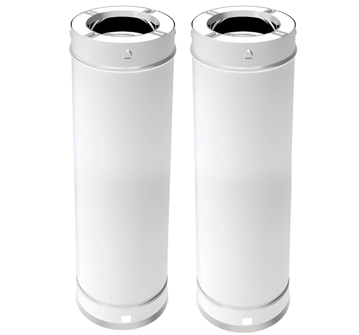 Superior 18" Stainless Steel Chimney Length (2 Pack) for 6" Snap-Pak Chimney