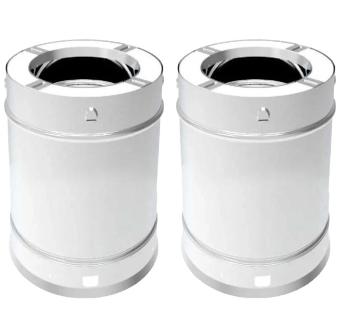 Superior 6" Stainless Steel Chimney Length (2 Pack) for 6" Snap-Pak Chimney