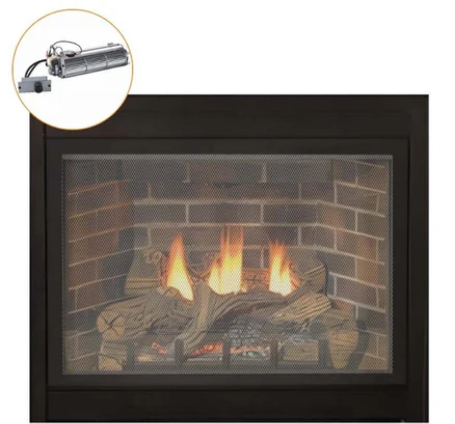 Empire Hearth Tahoe 42" Direct Vent Premium Gas Fireplace with Millivolt Control and On/Off Switch