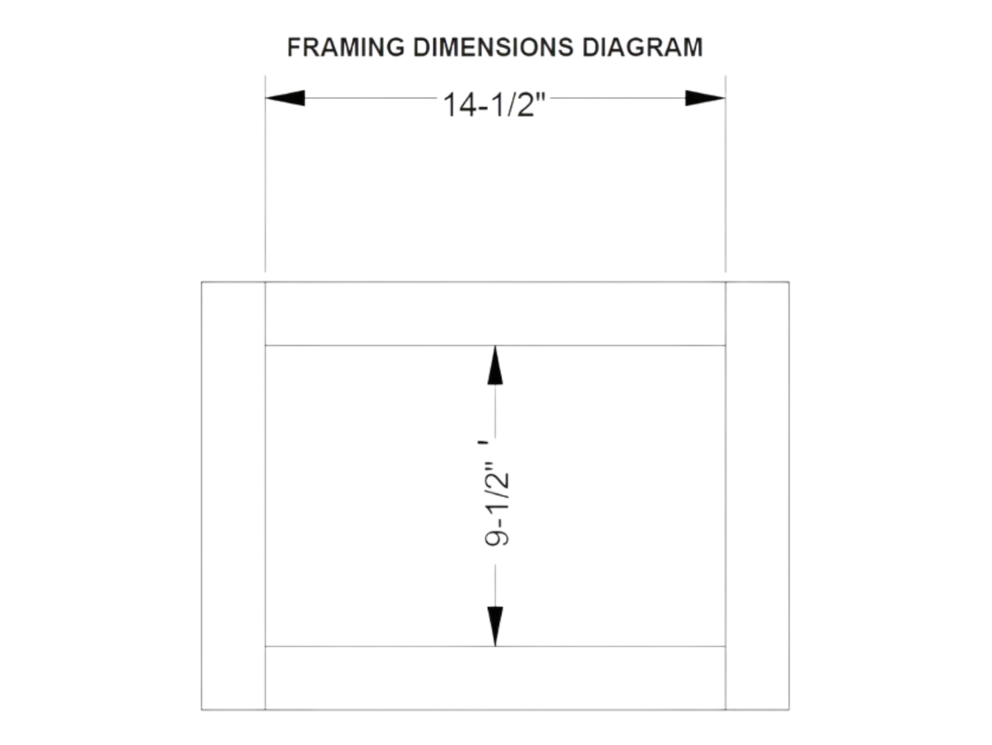 Horizontal Power Vent Termination for 90 Series Direct Vent Fireplaces