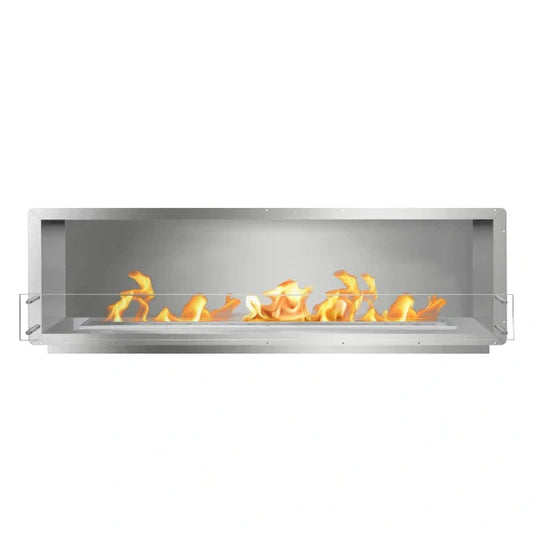 84" Stainless Steel Single Sided Ethanol Firebox