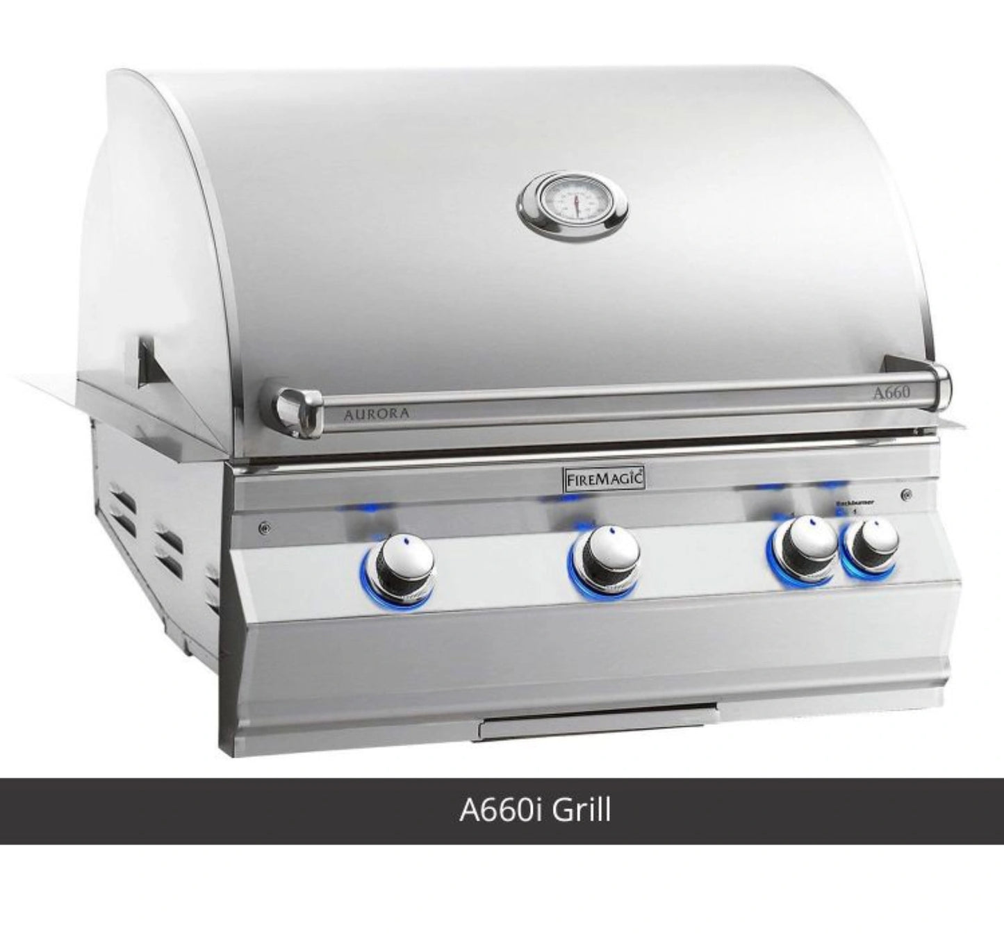 Fire Magic Reclaimed Wood Grill Island for E660/A660 Grill, Double Drawer Cut-Out (35 x 77 inch)
