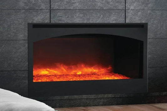 Zero Clearance 31" Built-In Electric fireplaceWith Arched Surround