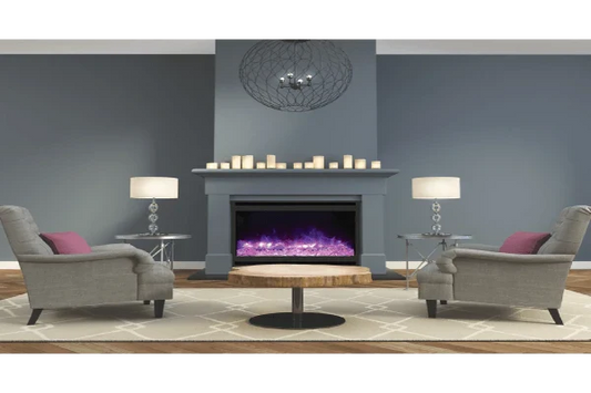 Zero Clearance 31" Built-In Electric fireplaceWith Square Surround