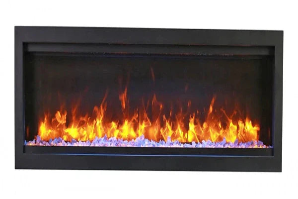 Symmetry Bespoke 42" Indoor Outdoor Built-In Smart Electric Fireplace