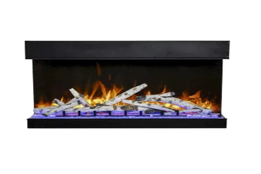 Tru View Bespoke 45" Indoor Outdoor 3 Sided Electric fireplace