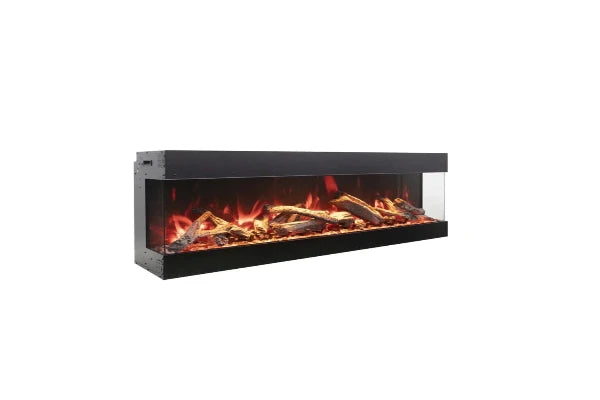 Tru View Bespoke 45" Indoor Outdoor 3 Sided Electric fireplace