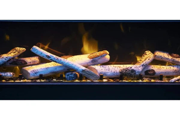 Tru View Bespoke 55" Indoor Outdoor 3 Sided Electric fireplace