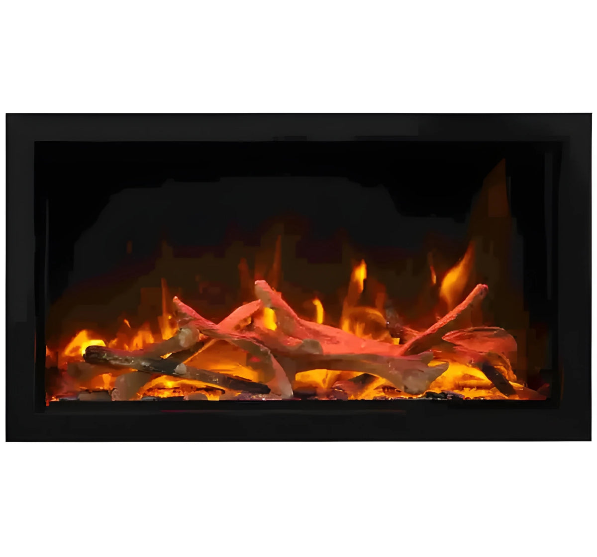 Amantii Panorama Deep & Xtra Tall 40 Inch Built-In Electric Indoor/Outdoor Fireplace