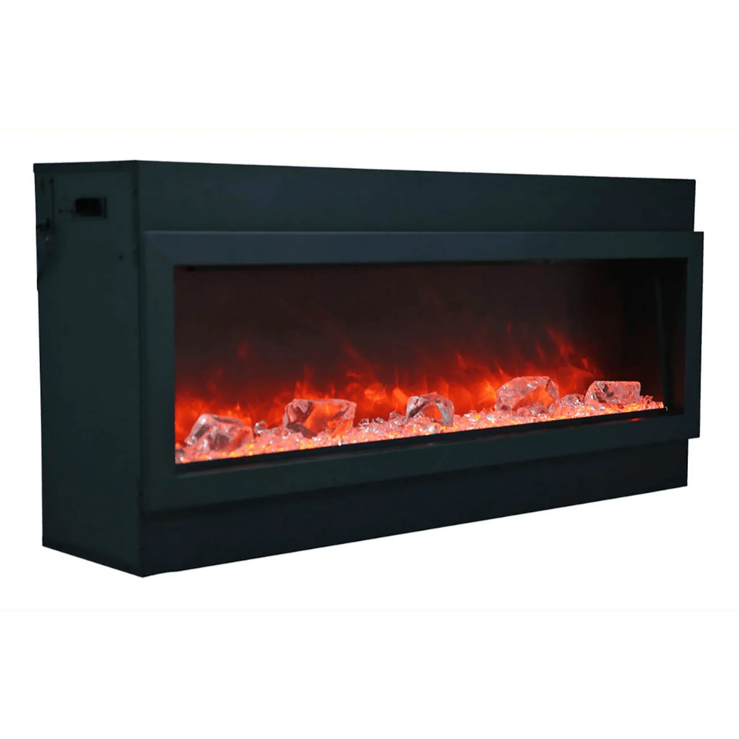 Amantii Panorama Deep Xtra Tall 40" Full View Indoor Outdoor WiFi Enabled Smart Electric Fireplace | BI-40-DEEP-XT
