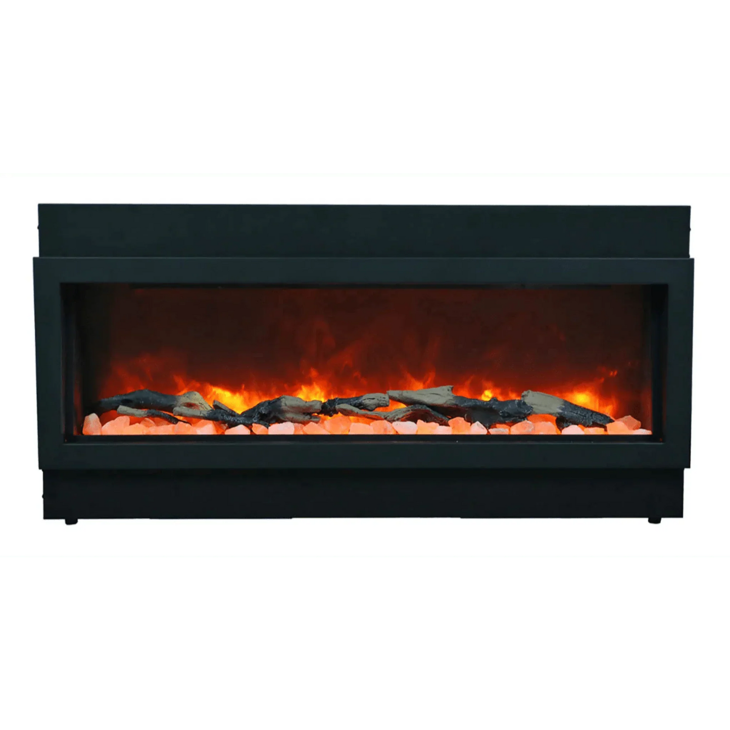 Amantii Panorama Deep Xtra Tall 40" Full View Indoor Outdoor WiFi Enabled Smart Electric Fireplace | BI-40-DEEP-XT