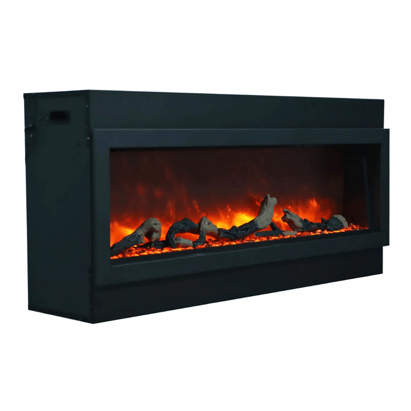 Amantii Panorama Deep Xtra Tall 40" Full View Indoor Outdoor WiFi Enabled Smart Electric Fireplace | BI-40-DEEP-XT