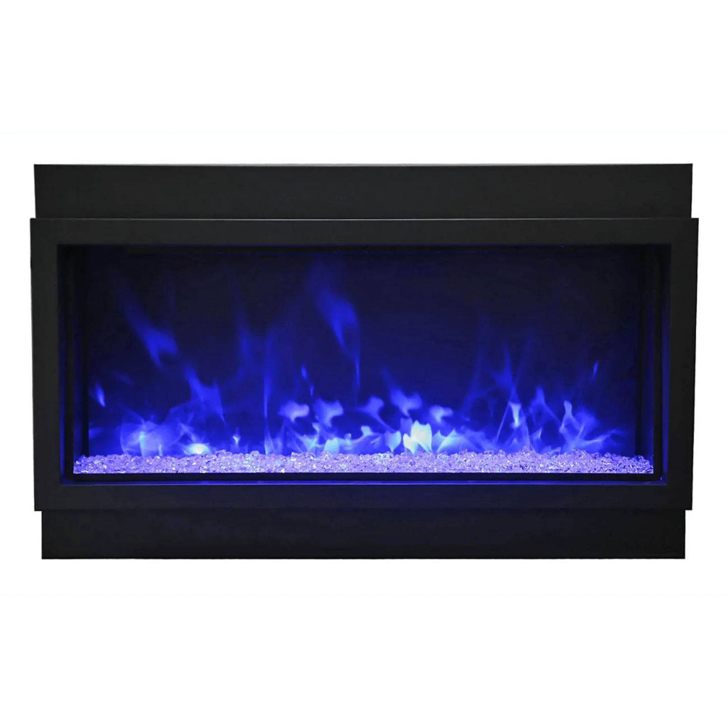 Amantii Panorama Deep Xtra Tall 72" Full View Indoor Outdoor WiFi Enabled Smart Electric Fireplace | BI-72-DEEP-XT