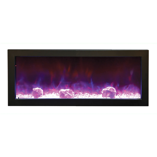 Panorama Slim 72" Full View Indoor Outdoor WiFi Enabled Smart Electric fireplace