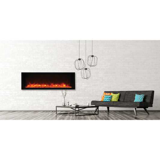 Panorama Xtraslim Lumina 50" Full View Indoor Outdoor Built-In Smart Electric fireplace