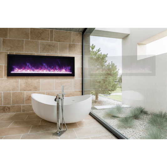 Panorama Xtraslim Lumina 50" Full View Indoor Outdoor Built-In Smart Electric fireplace