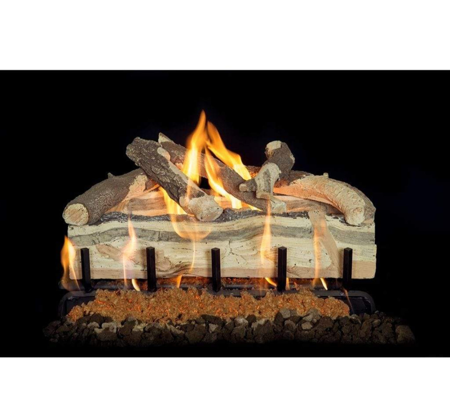 Grand Canyon Blue Pine Split Indoor/Outdoor Vented Gas Log Set (Logs Only)