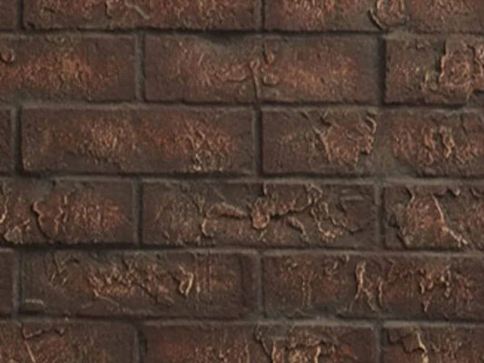 Cottage Red Brick Interior Panels for Quartz 42" Gas Fireplace