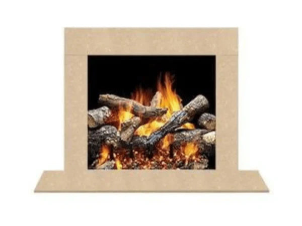 Majestic MBBEEMS2PK1 Beige Marble Set 2 on Single Pack Beige Stone Surround
