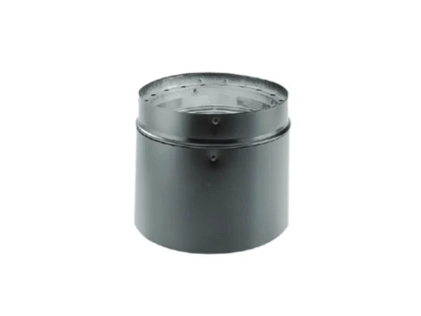 Majestic DV-6DVL-6ADJ DVL 6" x 6" Black Adjustable Double-Wall Pipe